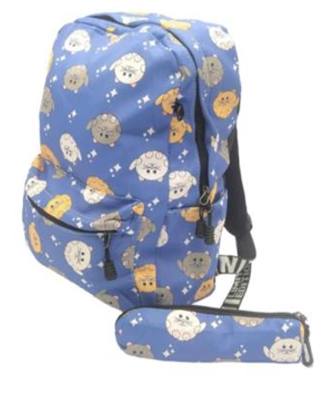 Vista 3 de Maleta Estampada - BLANCO: BLANCO